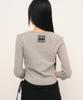 Kyuliti C 90S Line V-Neck T-Shirt_Grey
