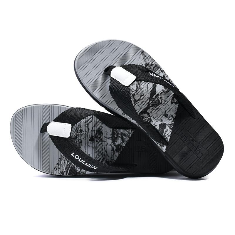 

Шлепанцы мужские летние новые сандалии мужские уличные повседневные пляжные шлепанцы 39 светло-серый