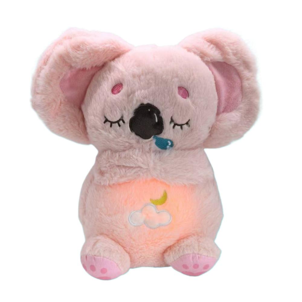 Elephant Soothing Plush Toy Capybara Sound Sleeping Doll Baby Breath Koala Toy Newborn Toddler