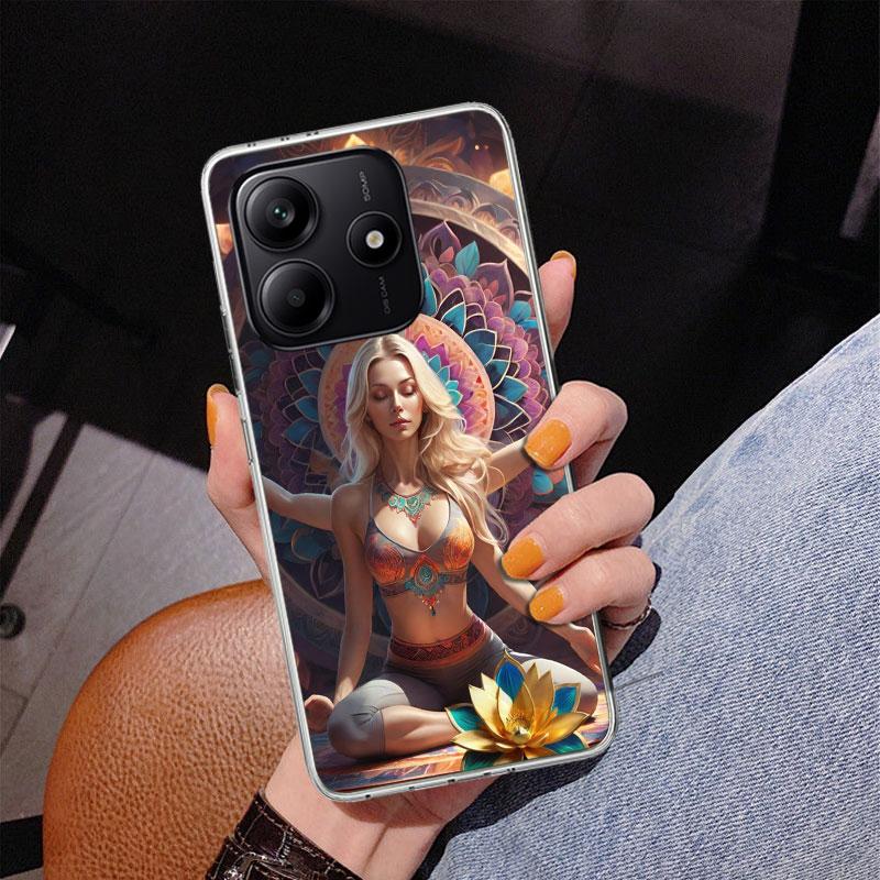 Meditation Yoga Girl Phnoe Case for Phnoe Case for Xiaomi Redmi Note 15 14 14S 13 Pro Plus 12 12S 11S 11E 10S 10 11T 5G Unique C
