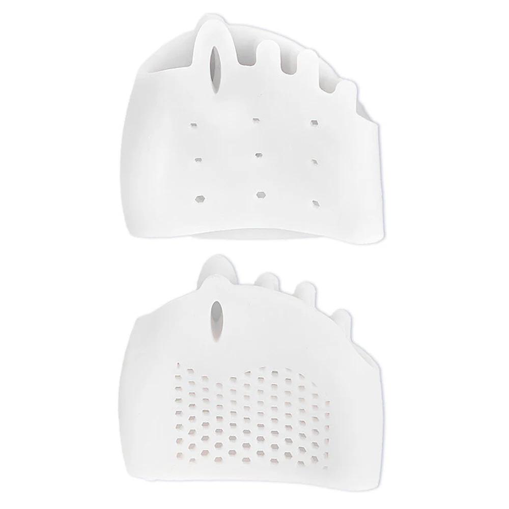 2 pezzi Cuscinetti Metatarsali in Silicone Separatore Dita Correttore Alluce Valgo Ortesi per Borsite Dito Massaggio Avampiede Calzini Cura dei Piedi Anche