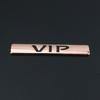 New Personalized VIP Car Logo Car VIP Word Logo Side Logo Decorative Sticker Modified Metal Tail Logo JP Car Sticker