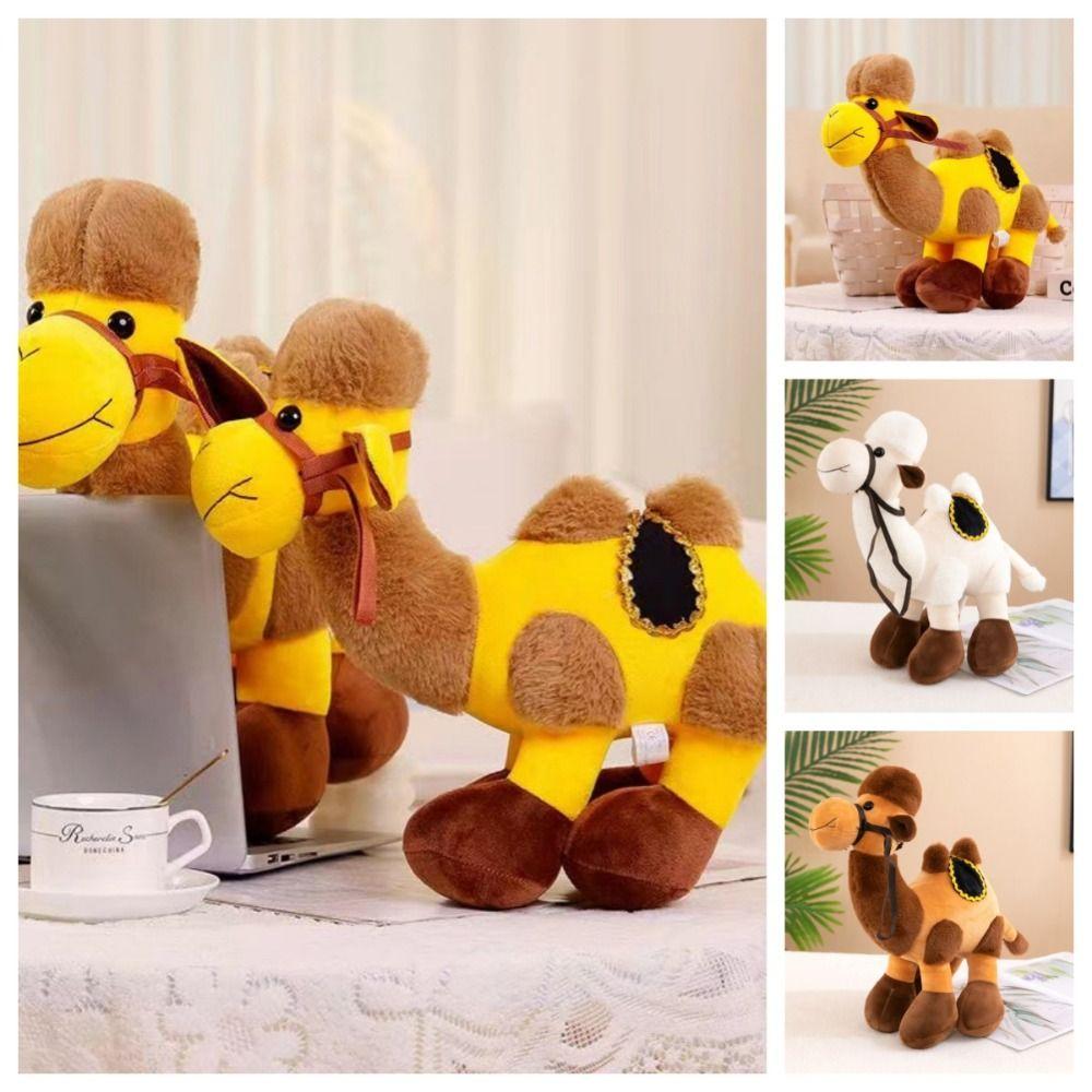 Camel Simulated Camel Plush Toy PP Cotton Cartoon Camel Shaped Doll  Birthday Gift