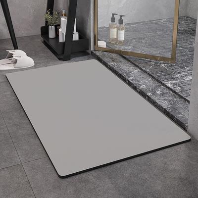 Solid Color Diatom Mud Floor Mats Can Be Washed Bathroom Anti-slip Mats Bathroom Door Absorbent Mats