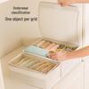 Stoff-Aufbewahrungsbox für Dessous mit Deckel - Faltbarer Organizer für BHs, Unterwäsche und Socken.
