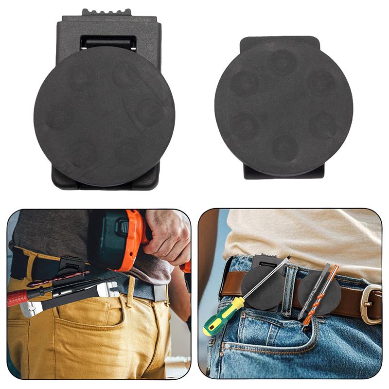 Clip magnetic cu ventuză pentru curea de 43 mm, șuruburi pentru feronerie, depozitare, ventuză magnetică portabilă, cataramă ajustabilă pentru curea, accesoriu pentru scule electrice