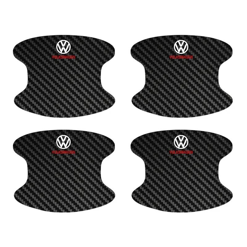 2025 Het Bilklistermärke Dörrhandtag Skyddsfilm med Bilens Tröskelskyddsklistermärke För Volkswagen GOLF 5 Polo Golf 6 Golf 7 J