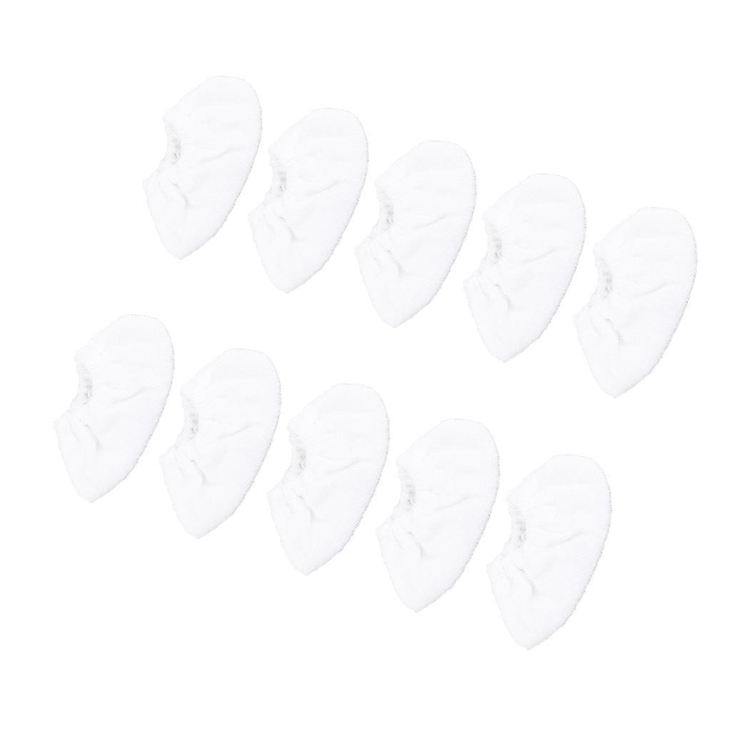 10pcs Handheld Steam Mop Pads Steam Cleaner Microfiber Cloths Cover Replacement Accessories for Stea