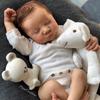 45 CM/17 inch Reborn Doll Full Body Soft Vinyl Simulation Baby Doll reborn doll gift for family  Vinyl Girl Body Reborn Doll