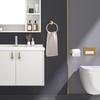 Toilet Paper Holder Towel Ring Brushed Gold Bathroom Hardware Hand Towel Holder Bathroom Accessories Set Wall Mount Stainless Steel 2 Pieces