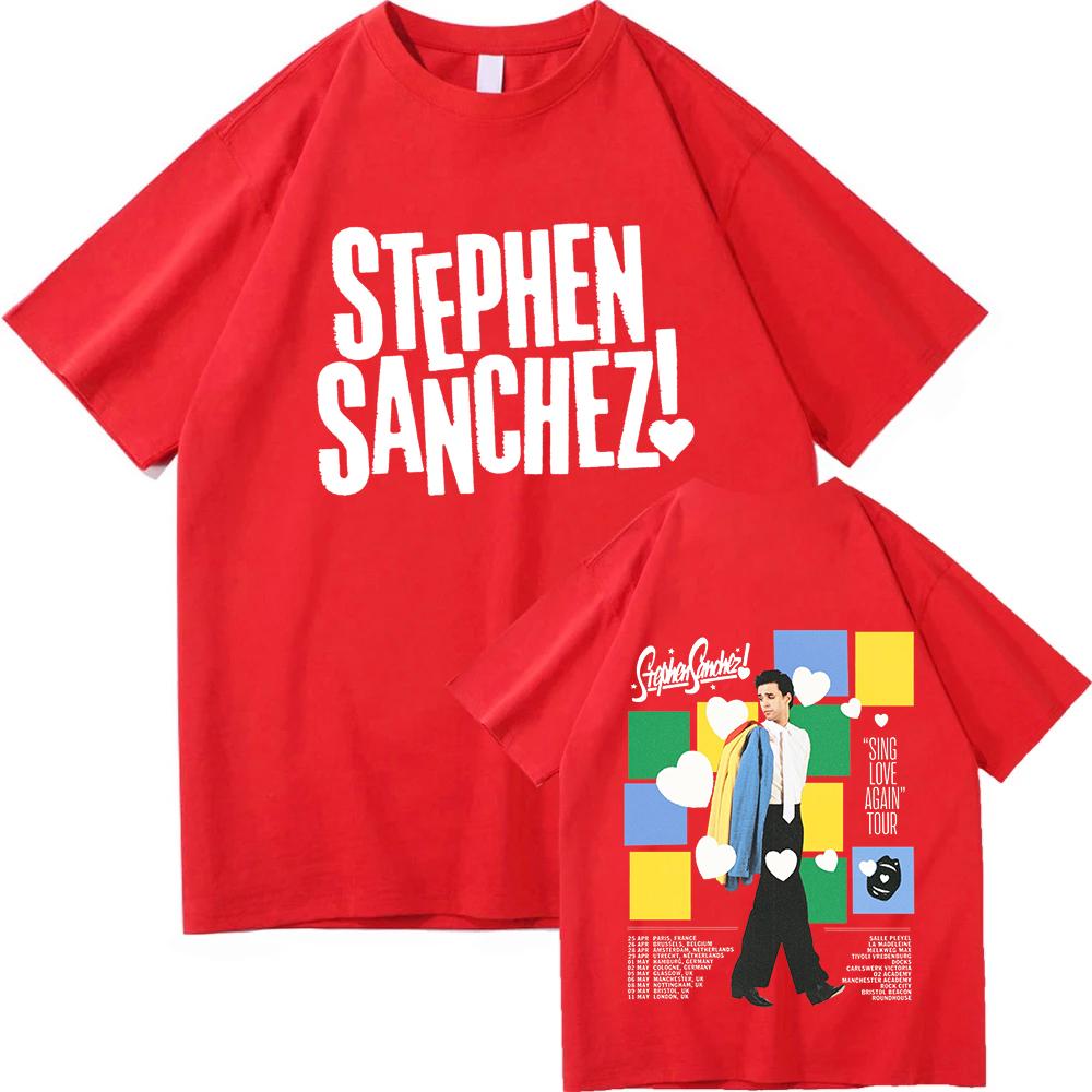 Exclamation Heart Logo TShirt Singer Stephen Sanchez Design Print Tshirts Oneck Short Sleeve Cotton Female Tees Graphic Merch 2XL