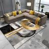 Nordic Geometric Abstraction Living Room Carpets Bedroom Plush Decoration Home Large Area Rugs Cloakroom Washable Mat for Floor