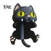 Creative Office Desk Accessory 3D Printed Bat Can Holder, Funny Cartoon Vampire Cat Stand Cute Rack for Standard Soda Cans, Halloween Desktop