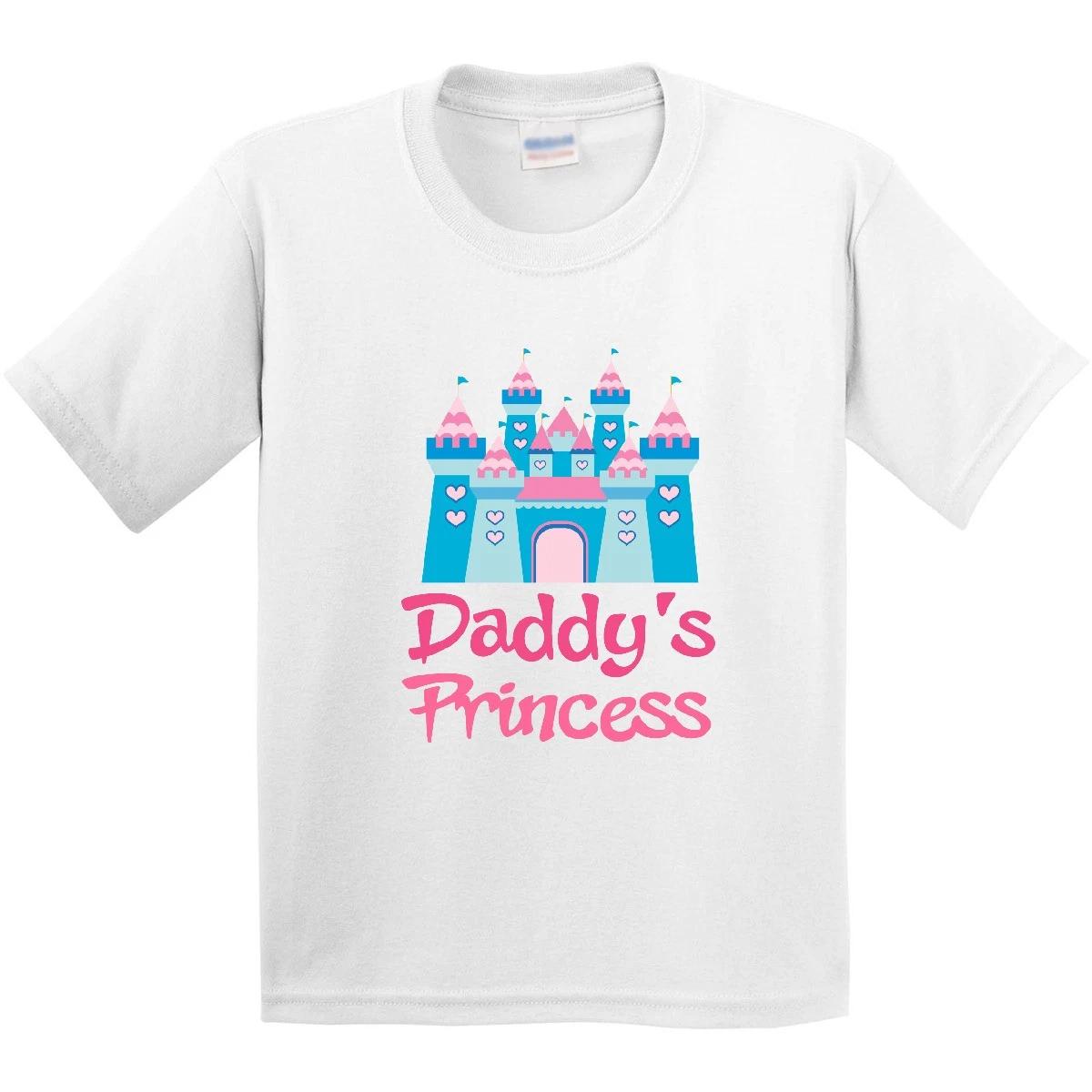 Inktastic Princess (Daddy s) Youth kids boys T-Shirt Castle Daddys Kids Girls Cute Pink 120