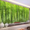 Green Bamboo Wallpaper Forest Natural Landscape Photo Mural Living Room Study Room Backdrop Home Decor 3d Wallpaper