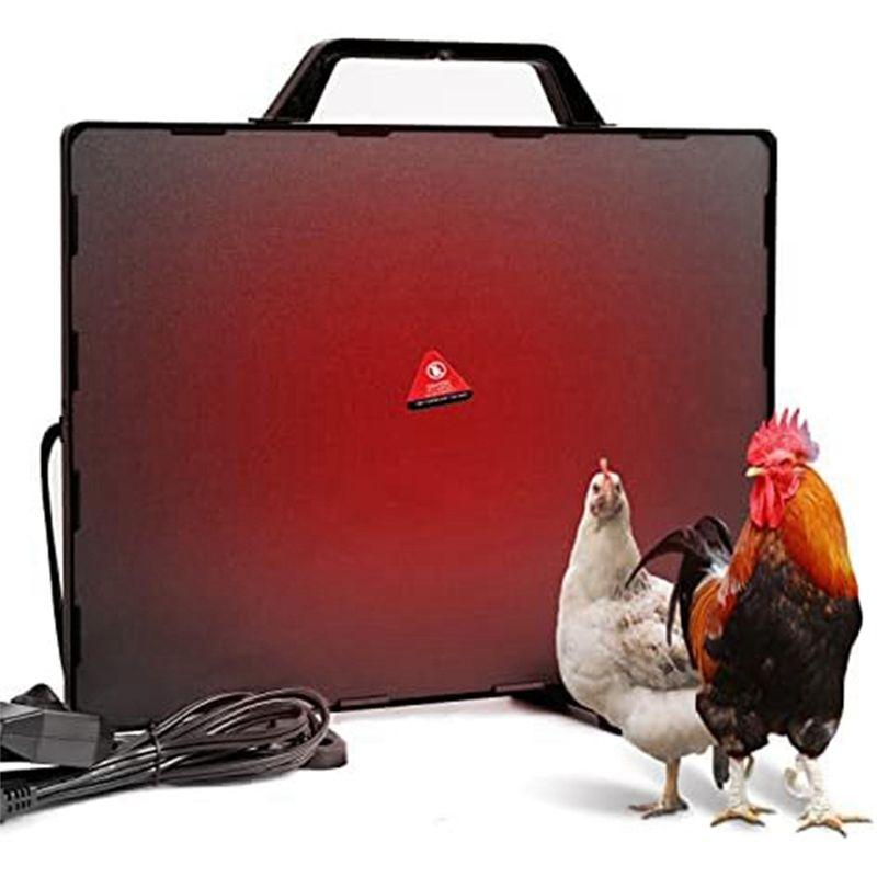 AEE4-Enhanced Chicken Coop Heater Chicken Heater Chicken Heat Coop Heater Heating Panel For Chicken US Plug
