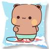 Niedlicher Cartoon Anime Bär Print Kissenbezug Geschenk Wohnzimmer Sofa Kissenbezug Zuhause Schlafzimmer Kawaii Raumdekoration