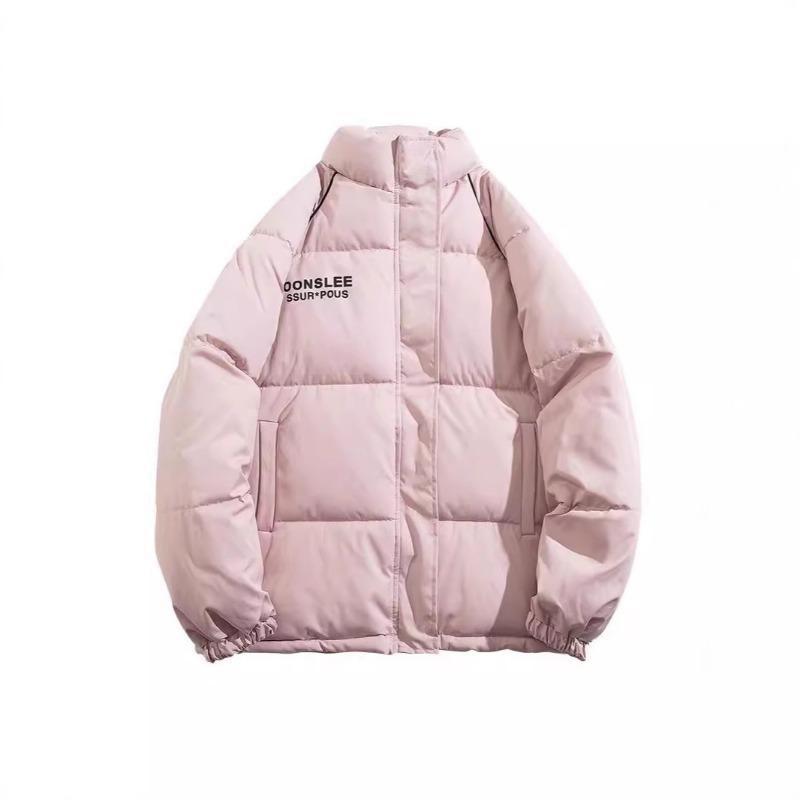 Men's and Women's Versatile Cotton Clothes Winter Coat Women's Winter New Thin Stand-up Collar Down Cotton-padded Clothes Trendy Women's Clothing