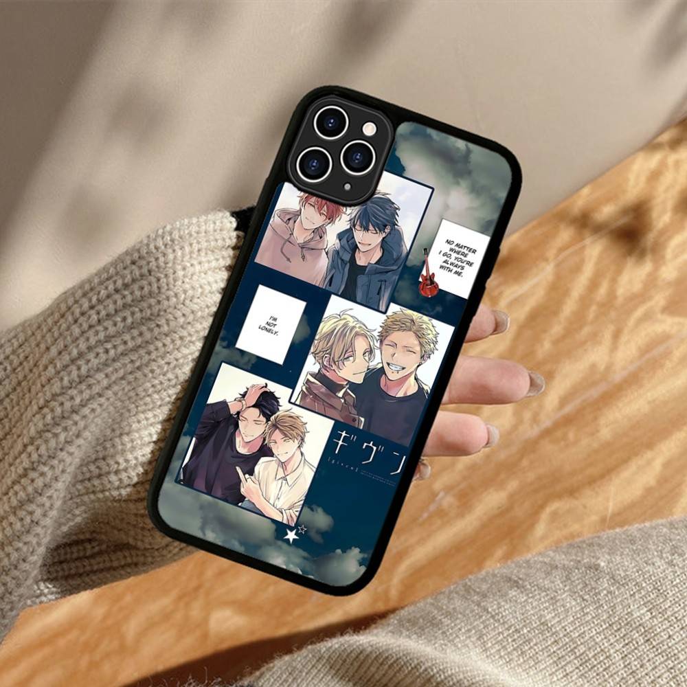 Japanse Cartoon Given Phone Case Silicone PC+TPU For For IPhone 11 12 13 14 15 16 Plus Pro Max Cover