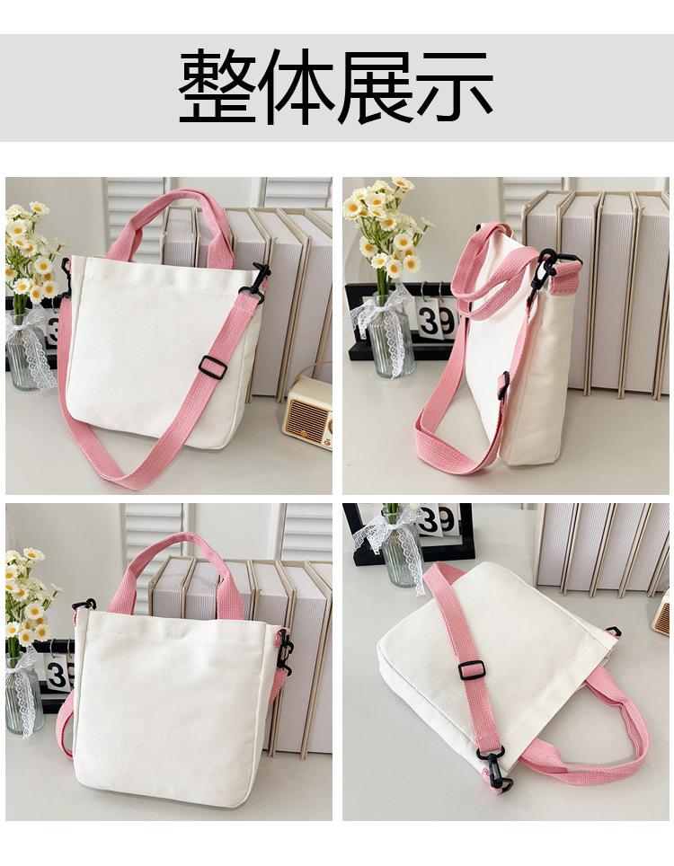 Schöne KPop Dämonenjäger Canvas Umhängetasche Multifunktionale Damen Handtasche Cartoon Mädchen Tragetasche Studenten Schultasche Damen Stoff Umhängetasche