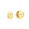 Pebble Silver (Y) Chunky One-Touch Earrings Hl6E56613Y9Xxx