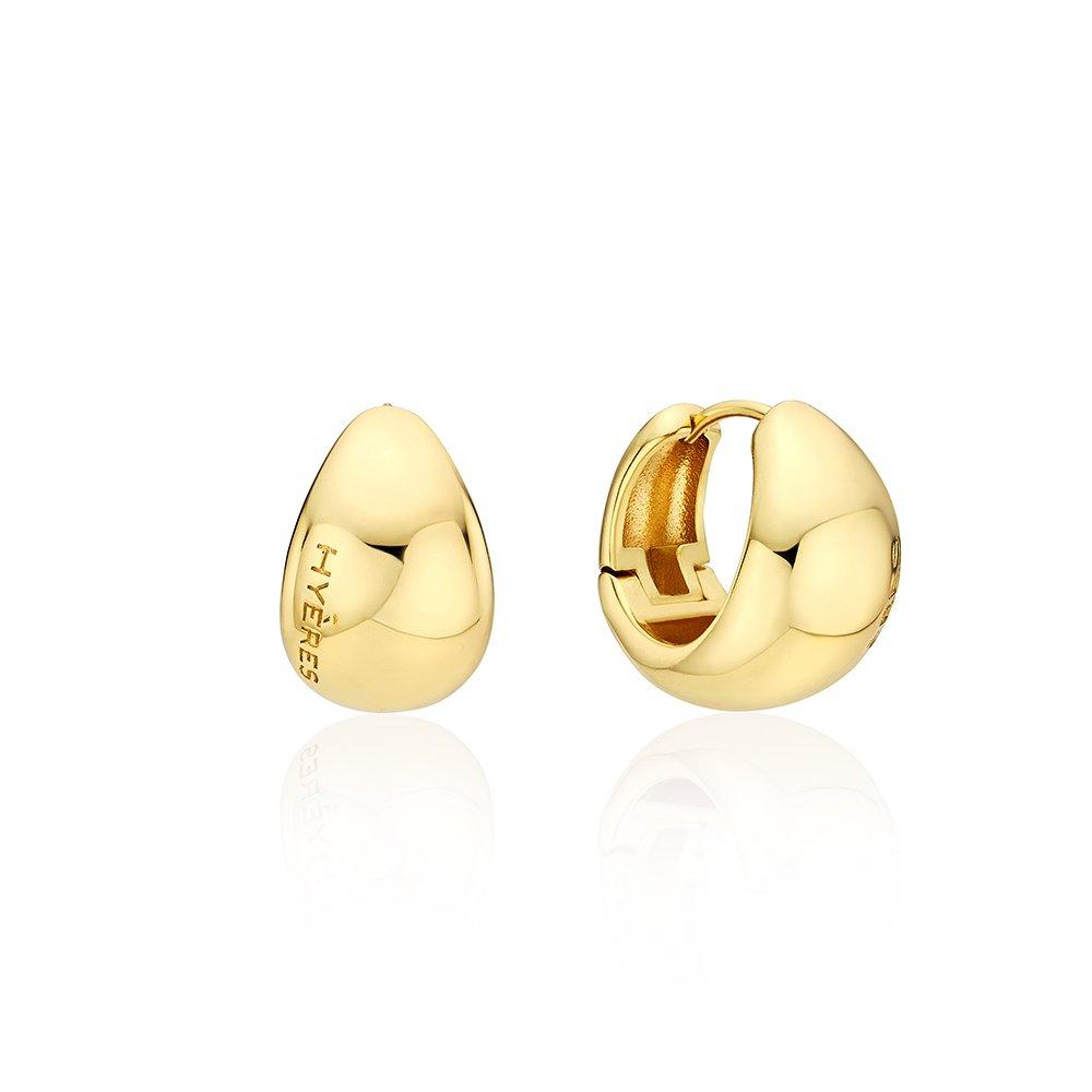 Pebble Silver (Y) Chunky One-Touch Earrings Hl6E56613Y9Xxx