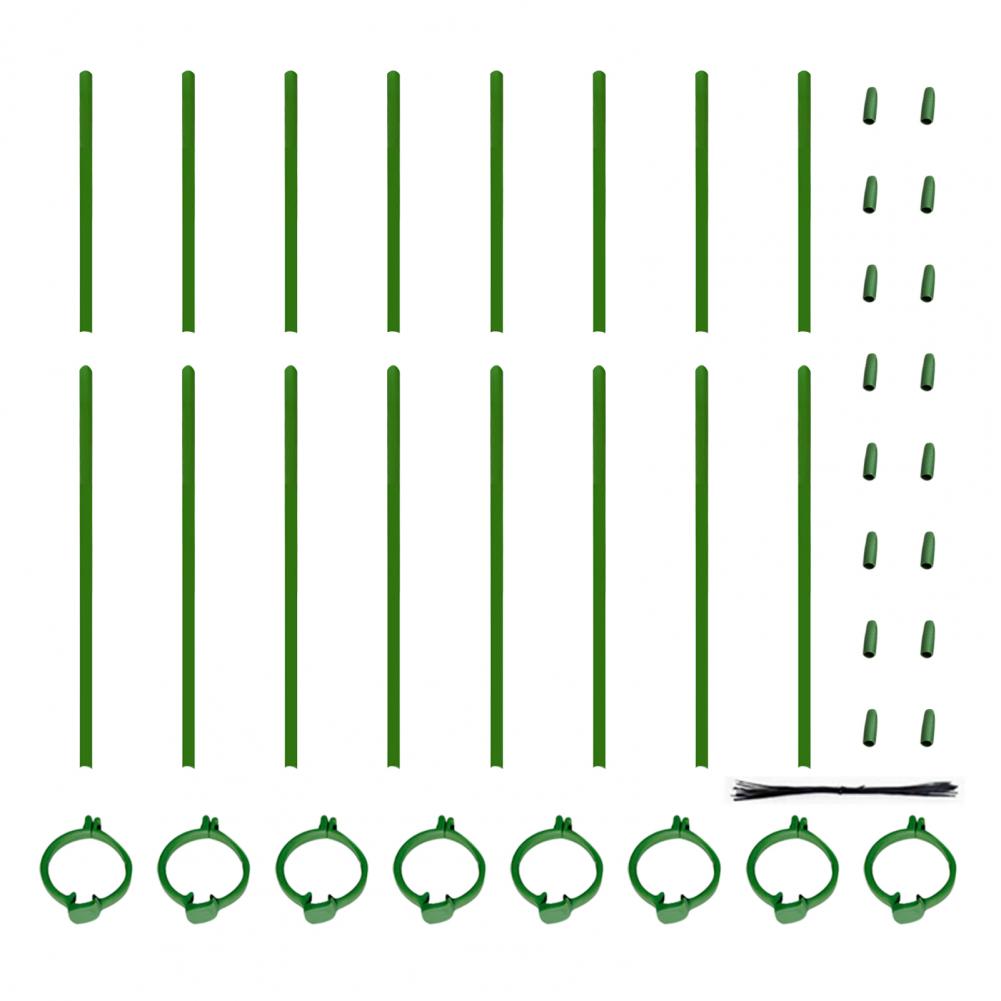 

Садовые колышки регулируемой длины, опорные столбы для комнатных растений, набор для установки колышков для цветов и овощей, томатов, фасоли, садовых принадлежностей