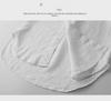 Men's Casual White Linen Shirt - Breathable, Loose-Fit, Three-Quarter Sleeve