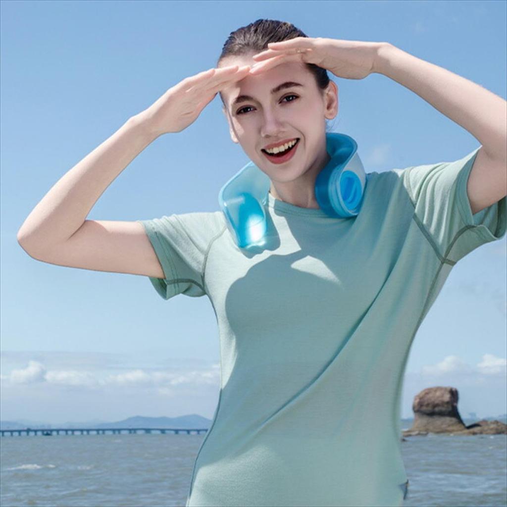 Collection Ice Neck U Icing Cooling Neck Cooler for Heatstroke Prevention Cooling Sensation Cooling Ring Neck Cooler [Campers Yamazen] CNR-700