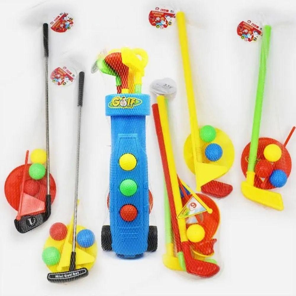 

Mini Golf Set Toy Golf Game Children Golf Club Set Toy Golf Toys Kids Golf Game Set Toddler 6pcs random color