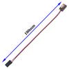 Two 180mm Receiver Extension Cables with Adapter Interface, JR Type Servo Cables for 18, 110, and 116 Scale Remote Control Cars, and Crawler-Type LED