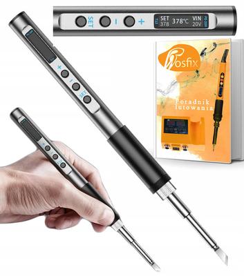 Lutownica Precyzyjna NanoPro NP65W – Szybkie Nagrzewanie 65W | Zakres Temperatur 180°C–450°C | Zasilanie USB-C z Wyświetlaczem OLED
