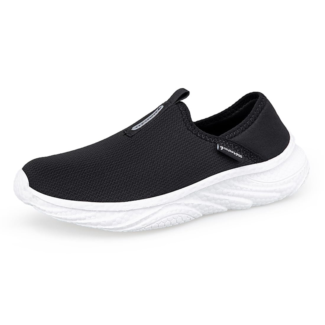 

Кроссовки Nurse Shoes 2WAY Ultra Light Walking Shoes Heel Stompable Large Size Unisex [Isyunen] Slip-on Womens Mens чёрный