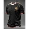 Summer New Design German Football Training Shirt - 3D Printed Breathable Quick-Drying T-Shirt for Family Version Kids