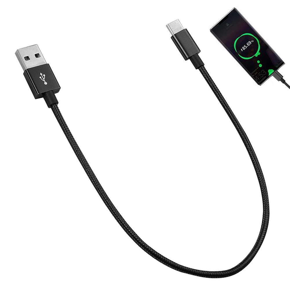 3a Usb Type C Cable Wire Fast Charging Date Synchronization Cables For Mobile Phone Computer Tablet 30cm