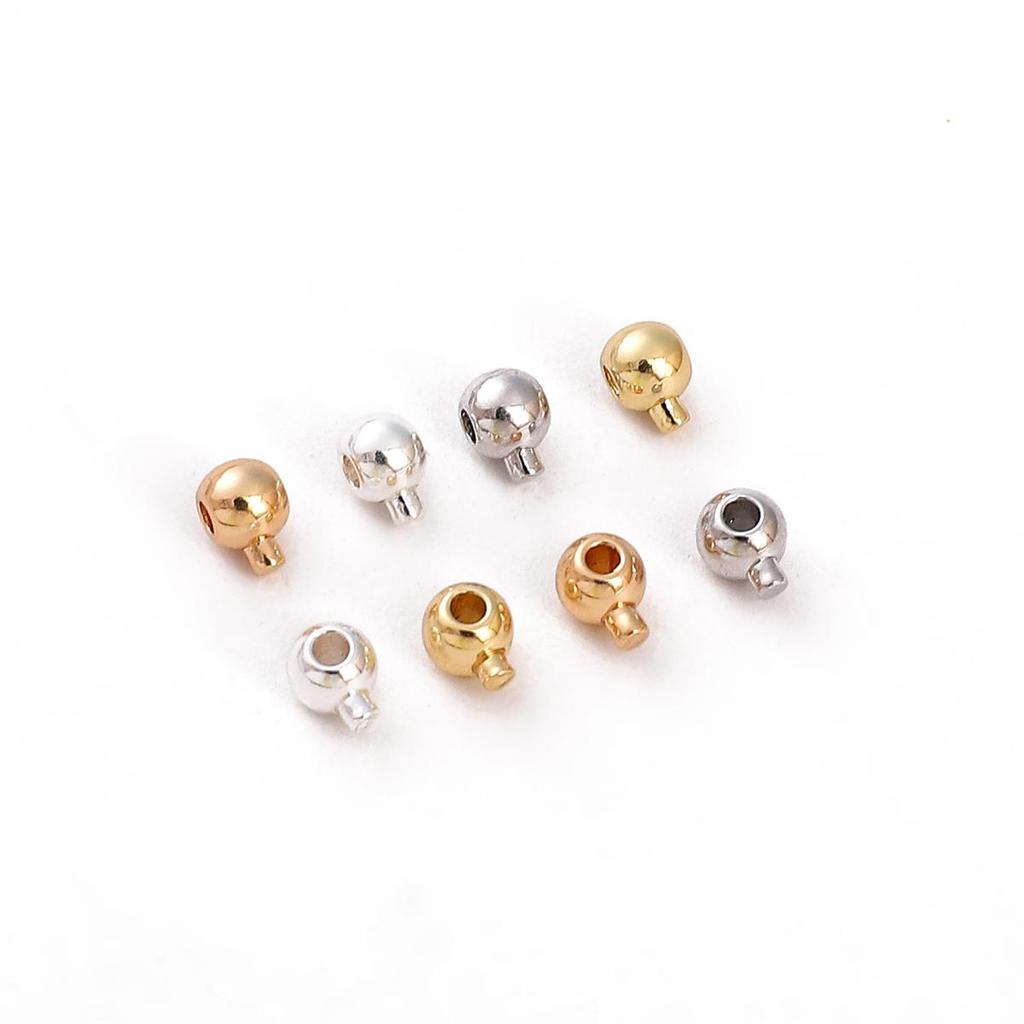 Copper Circular Positioning Fishwire Buckle for DIY Jewelry Making 1 Pc