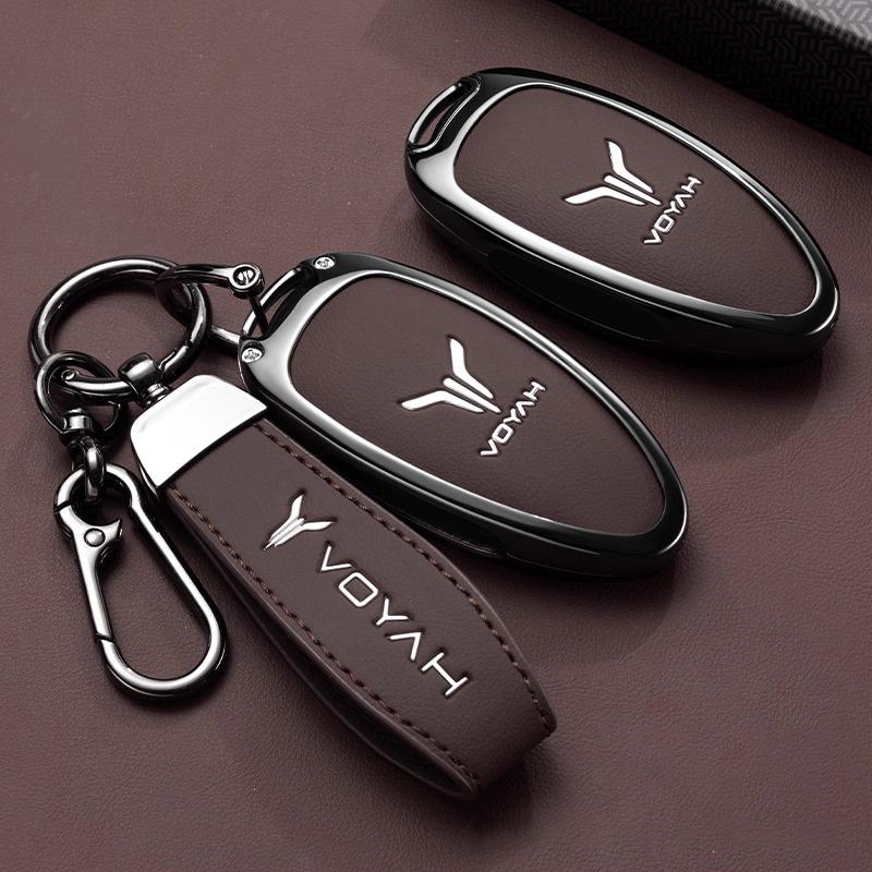 Zinklegierung Auto Schlüsselhülle Für Voyah Free Schlüsselanhänger Fernbedienung Abdeckung Schale Gehäuse Halter Fob Zubehör