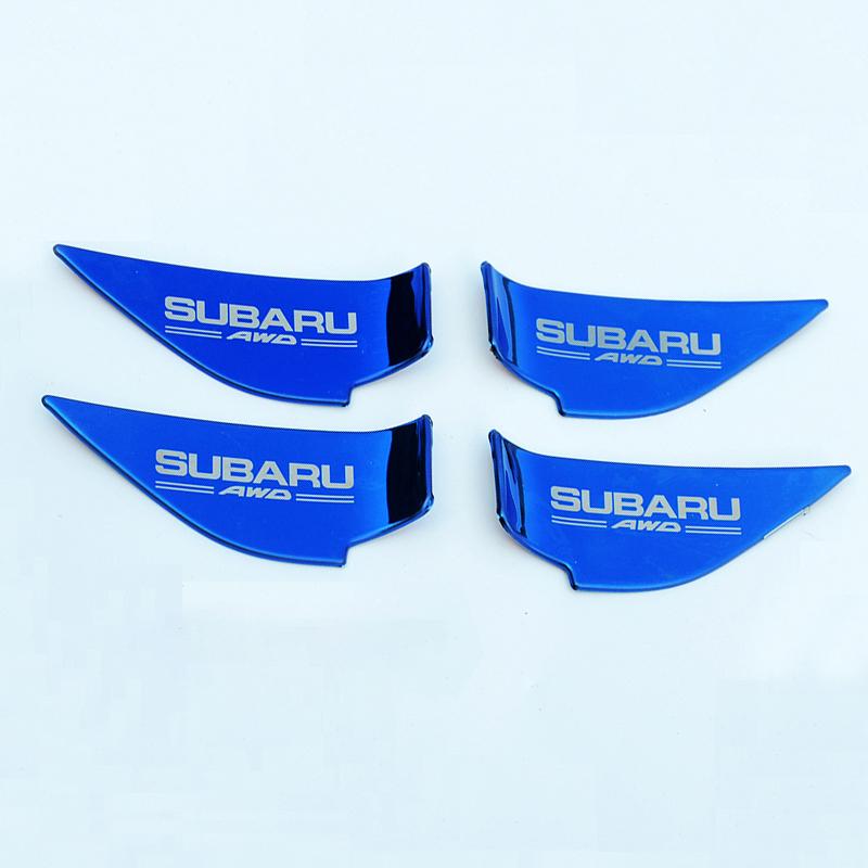 Suitable for Subaru XV Outback Lion Forester inner door bowl sticker stainless steel inner puller sticker interior modification Z12