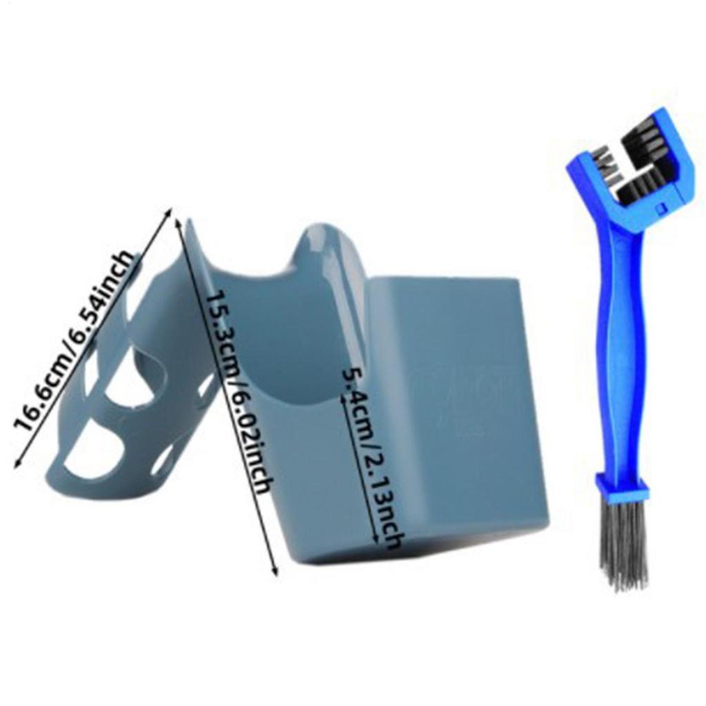 Chain Cleaner Motorcycle Chain Scrubber Tool Cycling Dirt Brush Cleaning Kit Bicycle Accessories For Mountain Bike Cycling