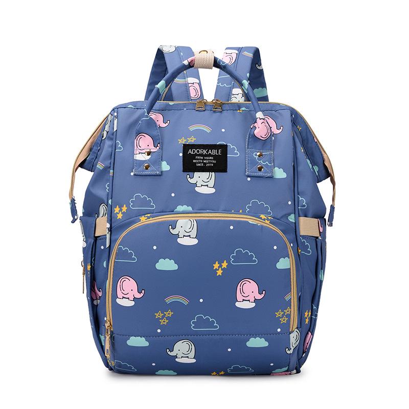 2025 Fashionable Mummy Bag: Double Shoulder, Large Capacity, Lightweight Backpack for Mother and Baby Outings