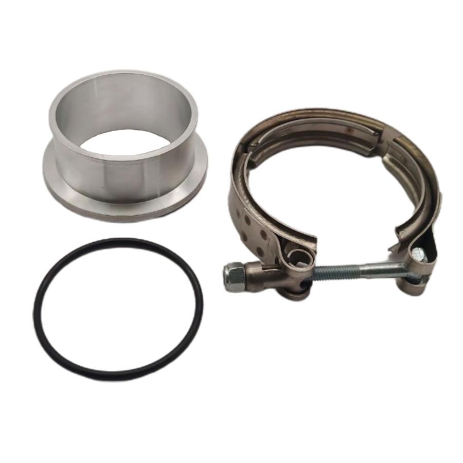 Holset Turbo Compressor V-band Flange + Clamp For CMmins