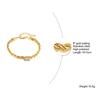 Fashion Accessories, Stainless Steel Twist Bracelet Bracelet 18K Gold Women'S Jewelry