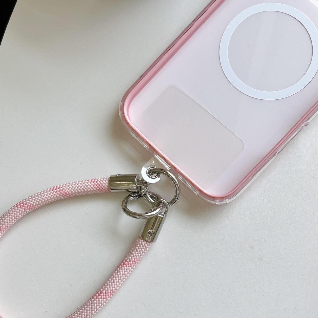 Multicolor Durable Anti-Lost Wrist Strap & Phone Case Keychain Pendant
