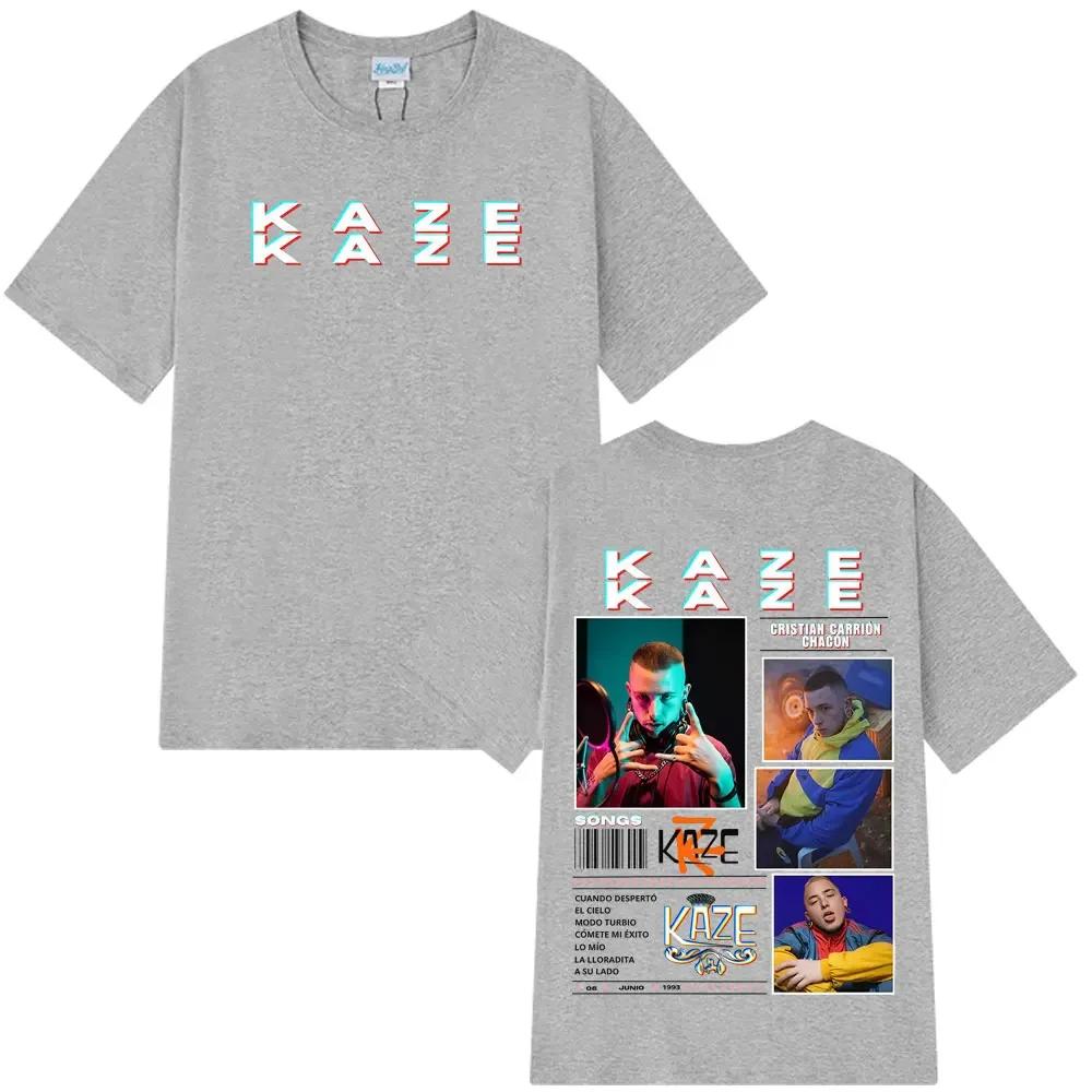 Rapper Kaze R New Fashion Album Print Tshirt Unisex Wounisex Casual And Loose Tshirt Shortsleeved 100 Cotton Hiphop Punk Tshirts
