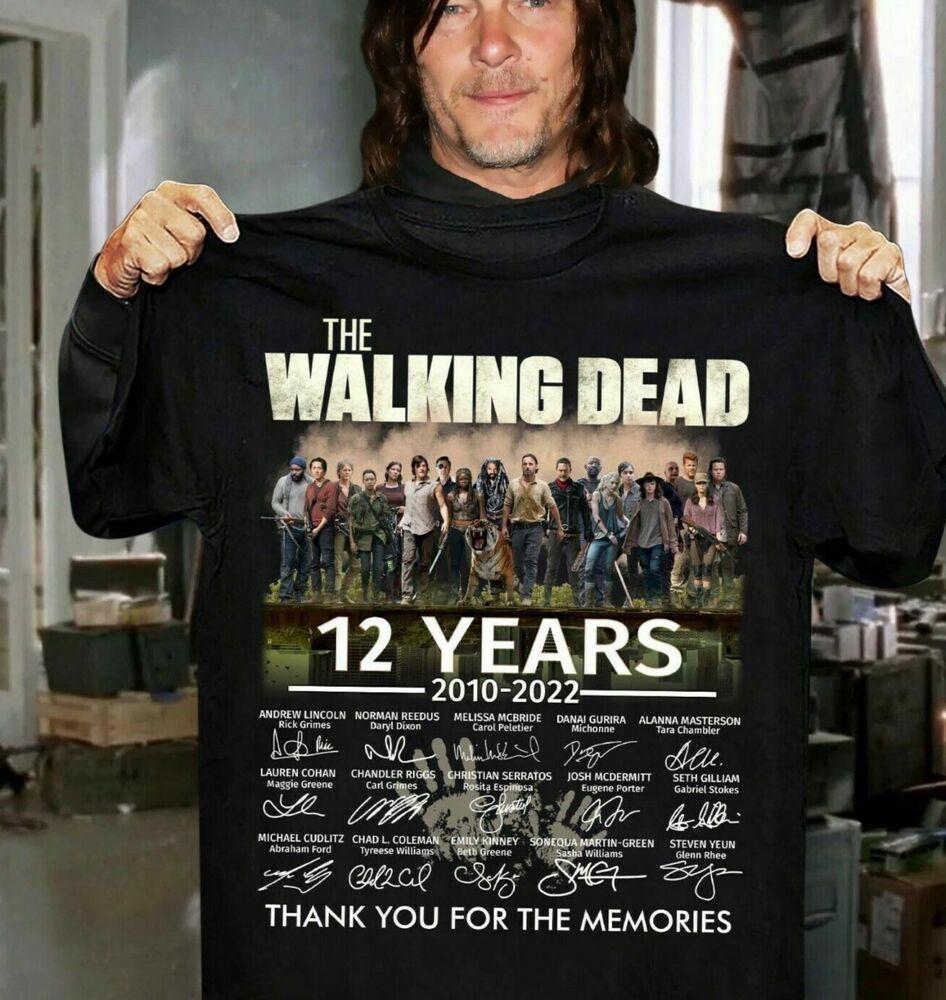 

The Walking Dead 12th Anniversary 2010-2022 Movie Film Tee Shirt Unisex T-Shirt XXXXL