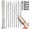 5/25pcs Leather Sewing Needles Kit Leather Awl Needle Multi-functional Replaceable Shoe Repair Tool DIY Handmade Crochet Crafts