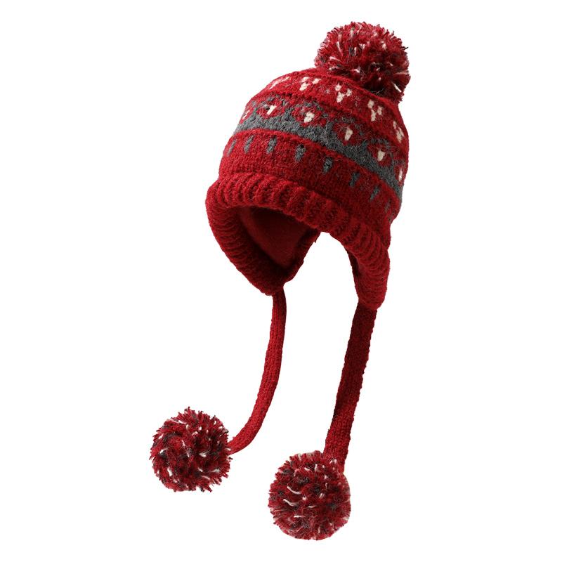 Cold-Proof Ear-Protecting Warm Thickened Fleece Women's Winter Beanie Hat