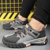 Adjustable Work Shoes Anti-Puncture Anti-Drop Safety Shoes Slip Resistant Boots Work Sneakers Steel Toe Breathable Women’s Shoes