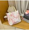 The New Large-capacity Multi-compartment Schoolbag Is Tie-dyed, Cute and Sweet Literary Backpack, Versatile Casual and Lightweight Make-up Bag.