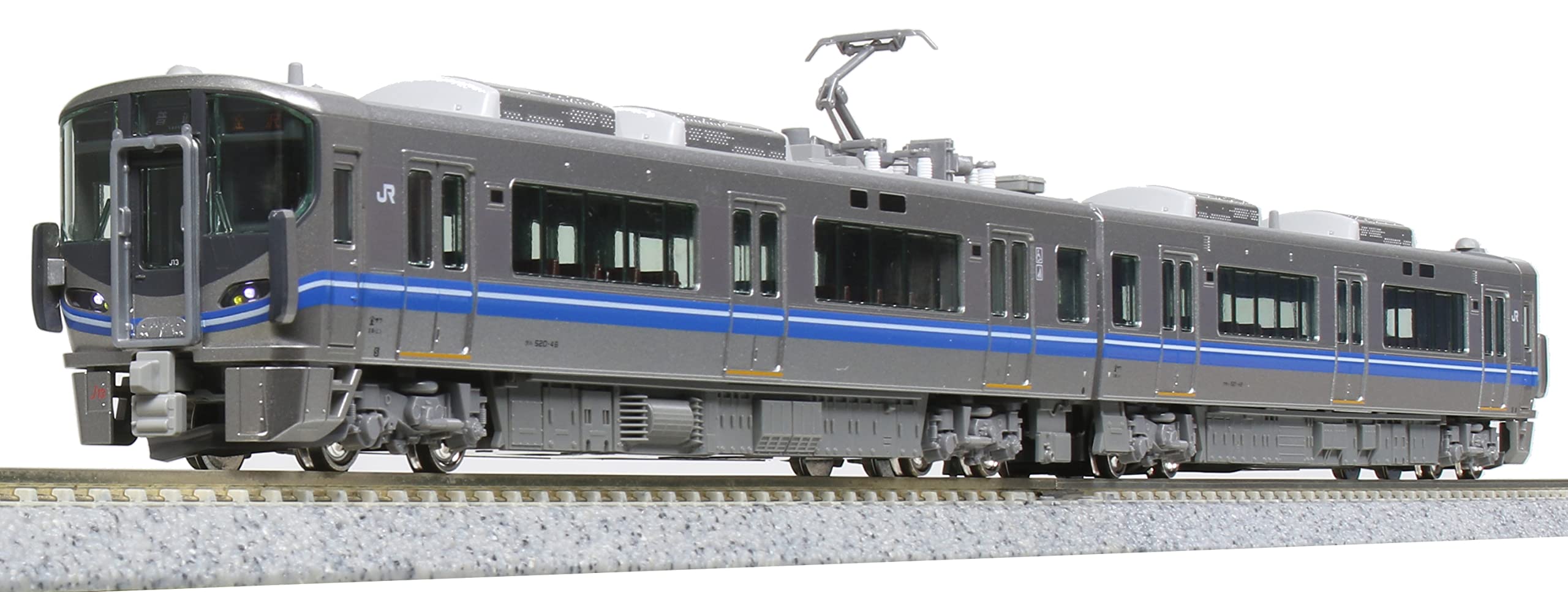

KATO N Gauge 521 Series 3rd Edition Set Model Train 2-Car 10-1396 серебряный